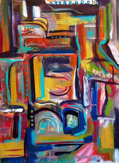 Abstract on canvas
